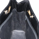 CHANEL Matelasse Chain Shoulder Bag Patent Leather Black Gold CC Auth BA12780-19