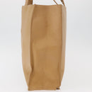 CHANEL Tote Bag Caviar Skin Beige Gold CC Auth BA12781-4