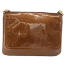 LOUIS VUITTON Monogram Vernis Thompson Street Bag Bronze M91124 LV Auth BA12784-13