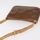 LOUIS VUITTON Monogram Vernis Thompson Street Bag Bronze M91124 LV Auth BA12784-7