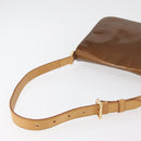 LOUIS VUITTON Monogram Vernis Thompson Street Bag Bronze M91124 LV Auth BA12784-8