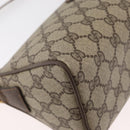 GUCCI GG Supreme Shoulder Bag PVC Beige Gold 89 02 086 Auth BA12793-10
