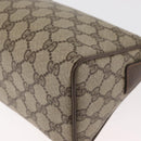 GUCCI GG Supreme Shoulder Bag PVC Beige Gold 89 02 086 Auth BA12793-13