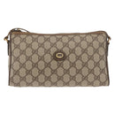 GUCCI GG Supreme Shoulder Bag PVC Beige Gold 89 02 086 Auth BA12793-2