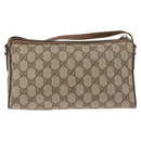 GUCCI GG Supreme Shoulder Bag PVC Beige Gold 89 02 086 Auth BA12793-3