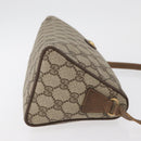GUCCI GG Supreme Shoulder Bag PVC Beige Gold 89 02 086 Auth BA12793-4