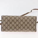 GUCCI GG Supreme Shoulder Bag PVC Beige Gold 89 02 086 Auth BA12793-9