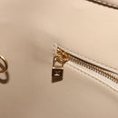 LOUIS VUITTON Monogram Vernis Houston Hand Bag Beige M91004 LV Auth BA12797-22
