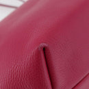Salvatore Ferragamo Gancini Tote Bag Leather Pink Gold Auth BA12798-9