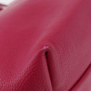 Salvatore Ferragamo Gancini Tote Bag Leather Pink Gold Auth BA12798-15
