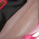 Salvatore Ferragamo Gancini Tote Bag Leather Pink Gold Auth BA12798-11