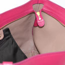 Salvatore Ferragamo Gancini Tote Bag Leather Pink Gold Auth BA12798-19