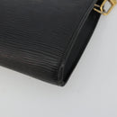 LOUIS VUITTON Epi Pochette Accessoires Pouch Black M52982 LV Auth BA12799-15