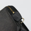 LOUIS VUITTON Epi Pochette Accessoires Pouch Black M52982 LV Auth BA12799-17
