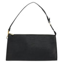 LOUIS VUITTON Epi Pochette Accessoires Pouch Black M52982 LV Auth BA12799-13