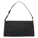 LOUIS VUITTON Epi Pochette Accessoires Pouch Black M52982 LV Auth BA12799-2