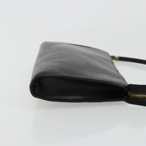 LOUIS VUITTON Epi Pochette Accessoires Pouch Black M52982 LV Auth BA12799