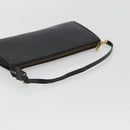 LOUIS VUITTON Epi Pochette Accessoires Pouch Black M52982 LV Auth BA12799-7