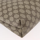 GUCCI GG Supreme Web Sherry Line Tote Bag PVC Beige 39 02 003 Auth BA12802-15