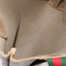 GUCCI GG Supreme Web Sherry Line Tote Bag PVC Beige 39 02 003 Auth BA12802-10