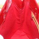 LOUIS VUITTON Monogram Vernis Reade MM Hand Bag Red Rouge M91086 LV Auth BA12808-19