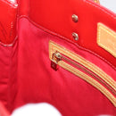 LOUIS VUITTON Monogram Vernis Reade MM Hand Bag Red Rouge M91086 LV Auth BA12808-21