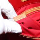 LOUIS VUITTON Monogram Vernis Reade MM Hand Bag Red Rouge M91086 LV Auth BA12808-12