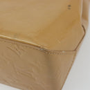 LOUIS VUITTON Monogram Vernis Reade PM Hand Bag Noisette M91334 LV Auth BA12809-15
