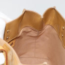 LOUIS VUITTON Monogram Vernis Reade PM Hand Bag Noisette M91334 LV Auth BA12809-18