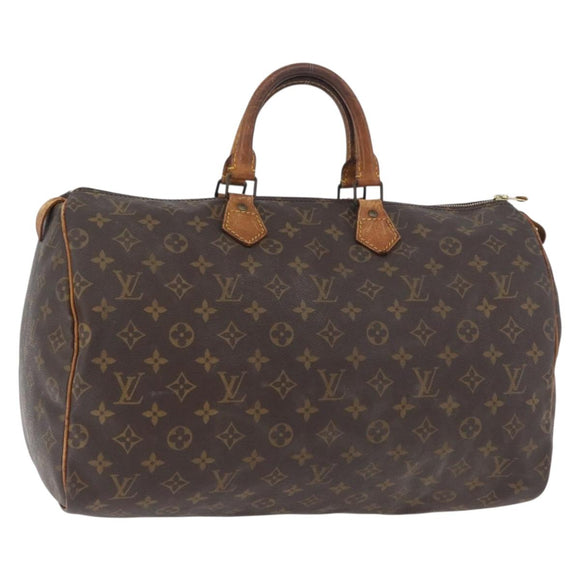 LOUIS VUITTON Monogram Speedy 40 Hand Bag M41522 LV Auth BA12812