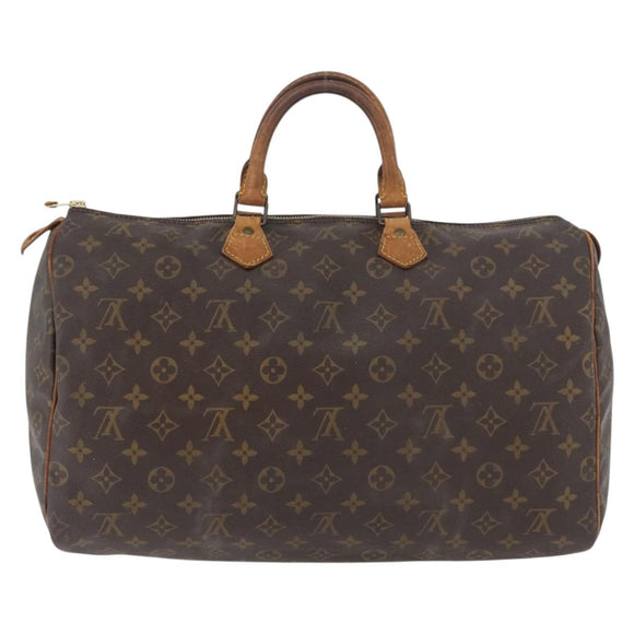 LOUIS VUITTON Monogram Speedy 40 Hand Bag M41522 LV Auth BA12812
