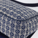 GUCCI Kinder Umhängetasche Canvas Silber Blau 664143 Auth BA12815-17
