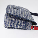 GUCCI Kinder Umhängetasche Canvas Silber Blau 664143 Auth BA12815-3