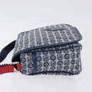 GUCCI Kinder Umhängetasche Canvas Silber Blau 664143 Auth BA12815-4