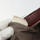 BOTTEGA VENETA INTRECCIATO Bag Leather Bordeaux Silver 276357 Auth BA12816-12