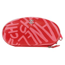 CHANEL Chain Pouch Shoulder Bag Leather Red Silver CC Auth BA12817SAM-2