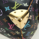 LOUIS VUITTON Monogram Multicolor Speedy 30 Handtasche Schwarz M92642 Auth BA12818V-16