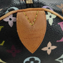 LOUIS VUITTON Monogram Multicolor Speedy 30 Handtasche Schwarz M92642 Auth BA12818V-19