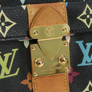 LOUIS VUITTON Monogram Multicolor Speedy 30 Handtasche Schwarz M92642 Auth BA12818V-21