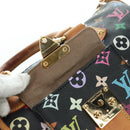 LOUIS VUITTON Monogram Multicolor Speedy 30 Handtasche Schwarz M92642 Auth BA12818V-22