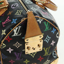 LOUIS VUITTON Monogram Multicolor Speedy 30 Handtasche Schwarz M92642 Auth BA12818V-24