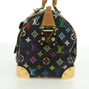 LOUIS VUITTON Monogram Multicolor Speedy 30 Handtasche Schwarz M92642 Auth BA12818V-3