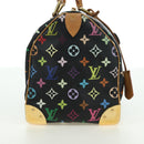 LOUIS VUITTON Monogram Multicolor Speedy 30 Handtasche Schwarz M92642 Auth BA12818V-4