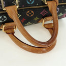 LOUIS VUITTON Monogram Multicolor Speedy 30 Handtasche Schwarz M92642 Auth BA12818V-7