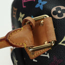 LOUIS VUITTON Monogram Multicolor Speedy 30 Handtasche Schwarz M92642 Auth BA12818V-8