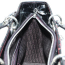 Christian Dior Lady Dior Canage Large Bag Patent 2way Black Auth BA12820SAV-25