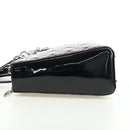Christian Dior Lady Dior Canage Large Bag Patent 2way Black Auth BA12820SAV-3