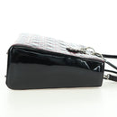 Christian Dior Lady Dior Canage Large Bag Patent 2way Black Auth BA12820SAV-4