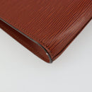 LOUIS VUITTON Epi Art Deco Clutch Bag Brown M52633 LV Auth BA12822-16