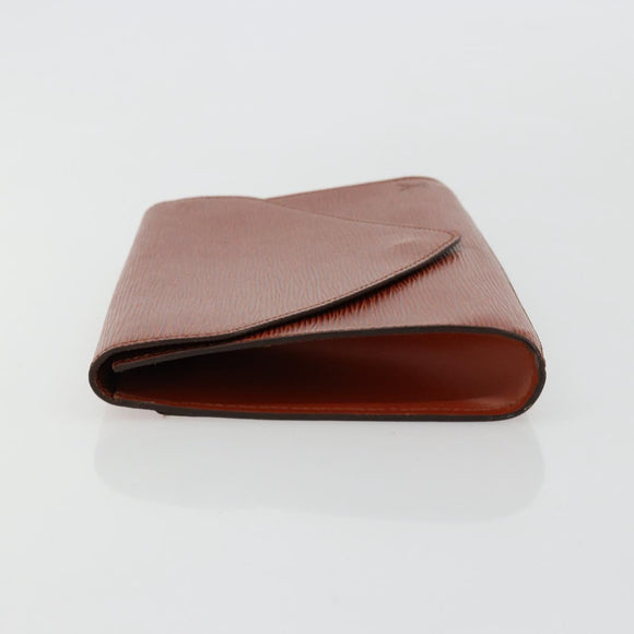 LOUIS VUITTON Epi Art Deco Clutch Bag Brown M52633 LV Auth BA12822